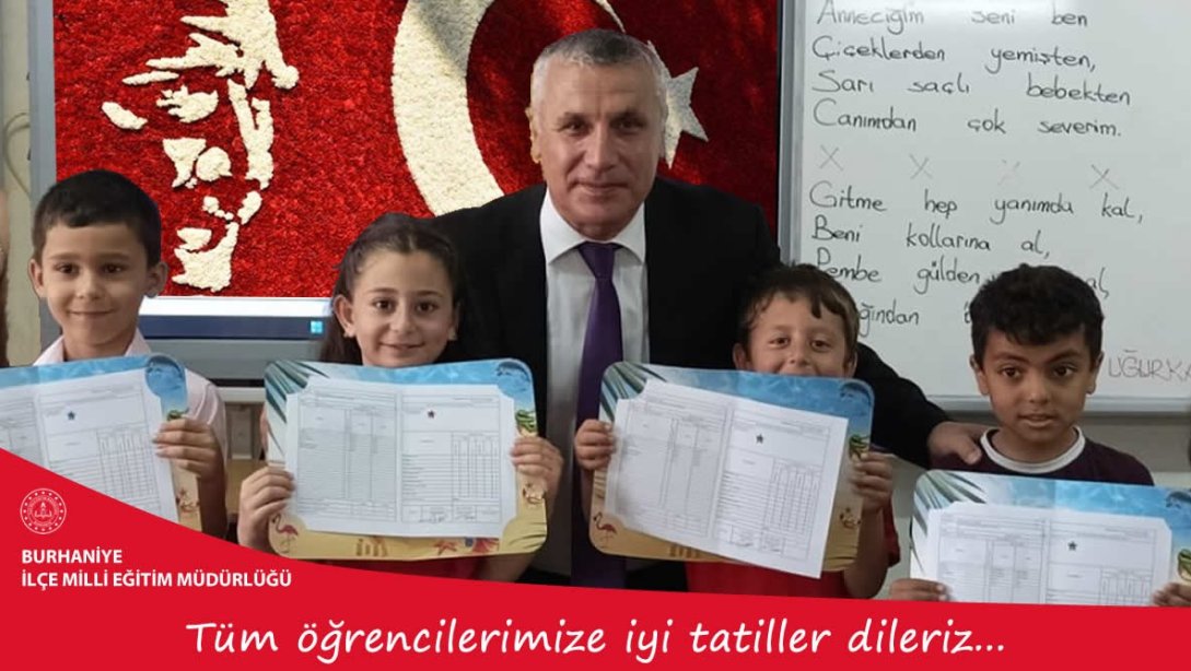 İlçe Milli Eğitim Müdürü Sayın Bora ZİHNİ'nin 2022-2023 Eğitim Öğretim Yılı Sonu Mesajı