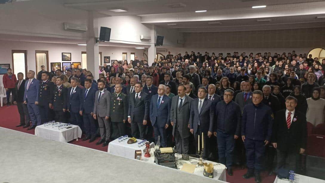 İstiklal Marşı'nın Kabulü ve Mehmet Akif Ersoy'u Anma Töreni Yapıldı