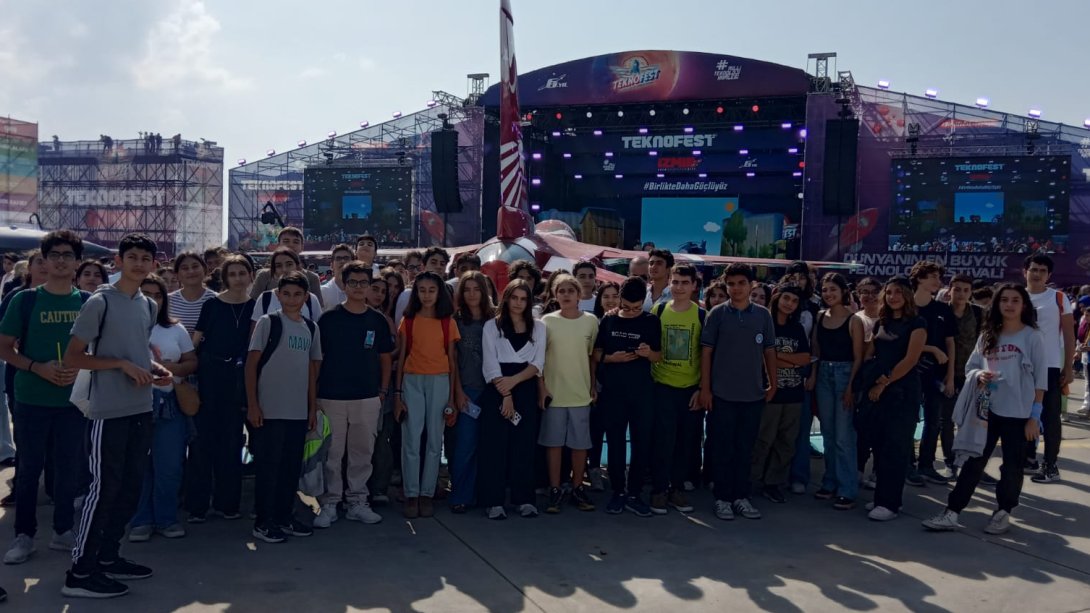 Öğrencilerimiz Teknofest İzmir'de