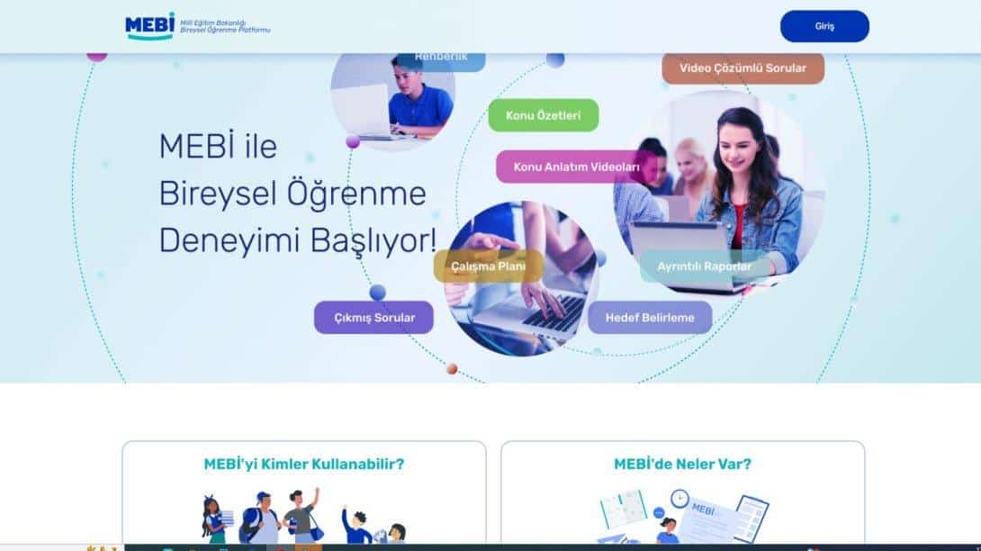 MEBİ BİREYSEL ÖĞRENME PLATFORMU YAYINDA