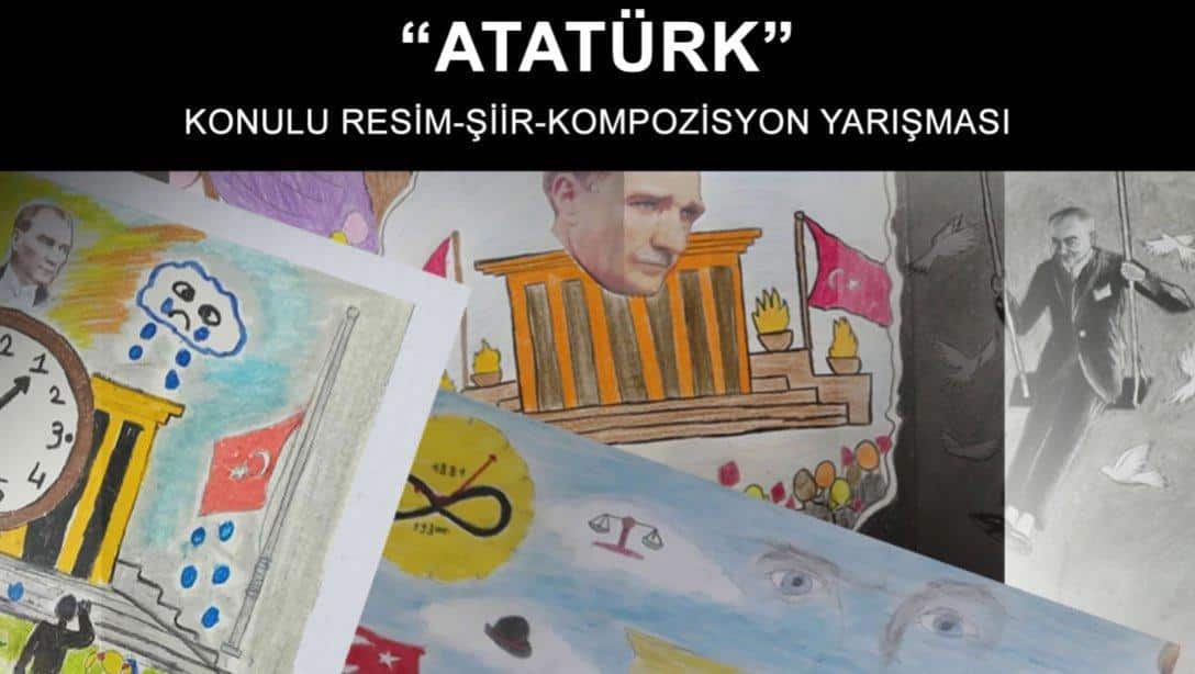 Atatürk Konulu Resim,Şiir, Kompozisyon Yarışması Sonuçlandı