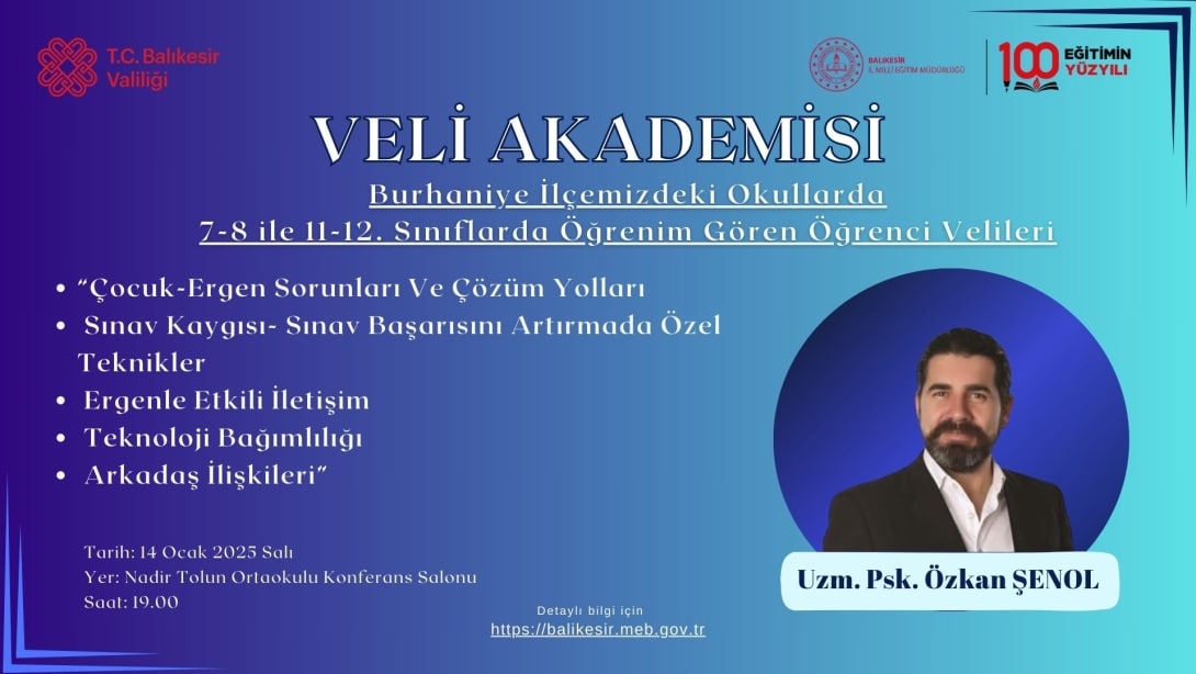 VELİ AKADEMİSİ